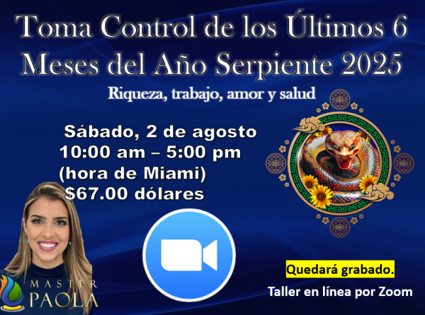 Toma control de los últimos 6 meses del año Serpiente 2025