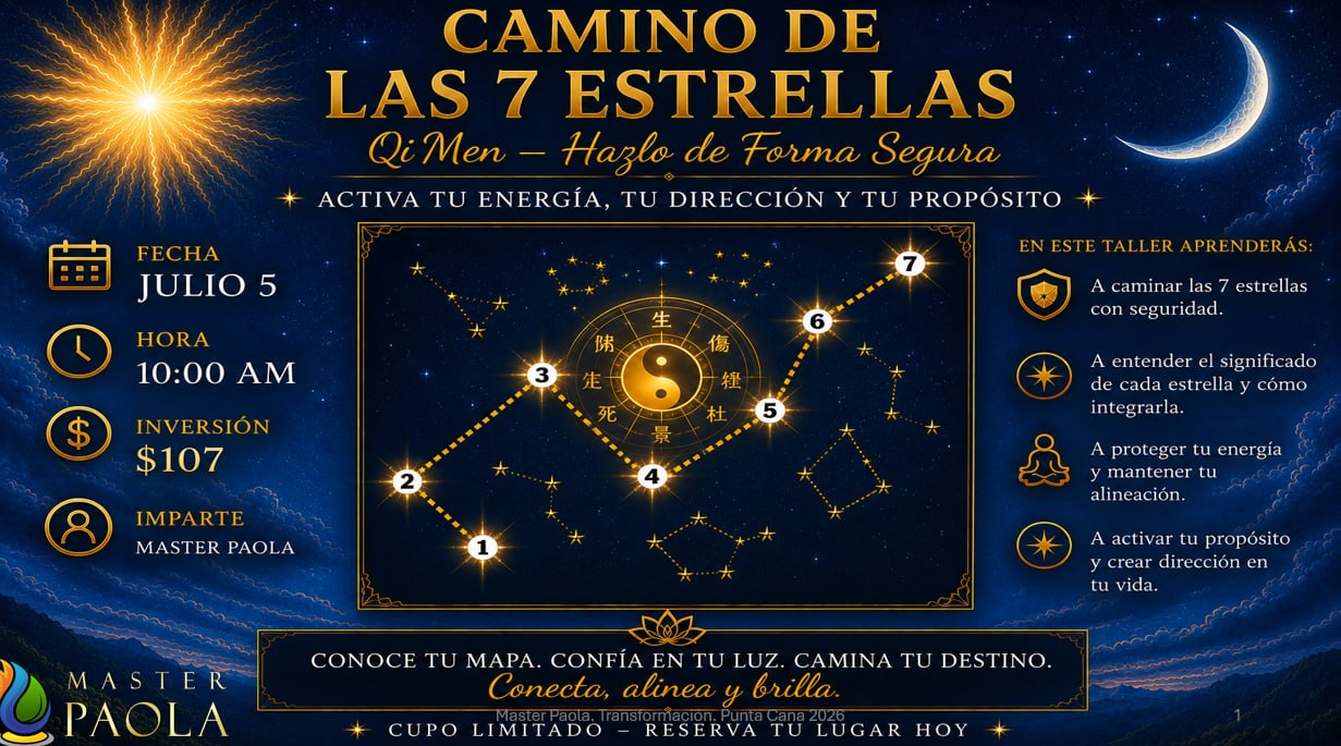 Camino de las 7 Estrellas de QiMen-Hazlo de forma segura